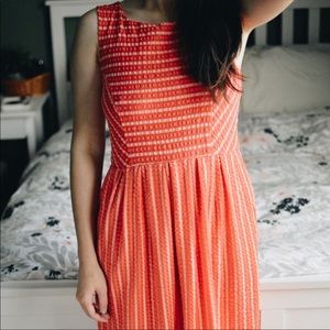 ANTHROPOLOGIE Postmark Retro Ribbon Midi Dress